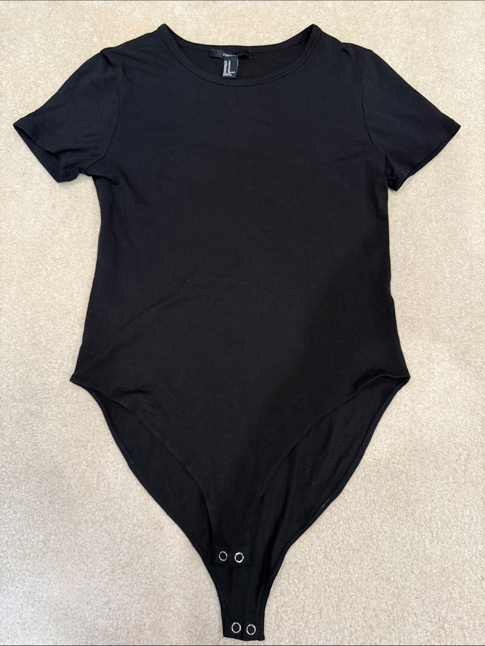 Classic Black One-Piece Bodysuit